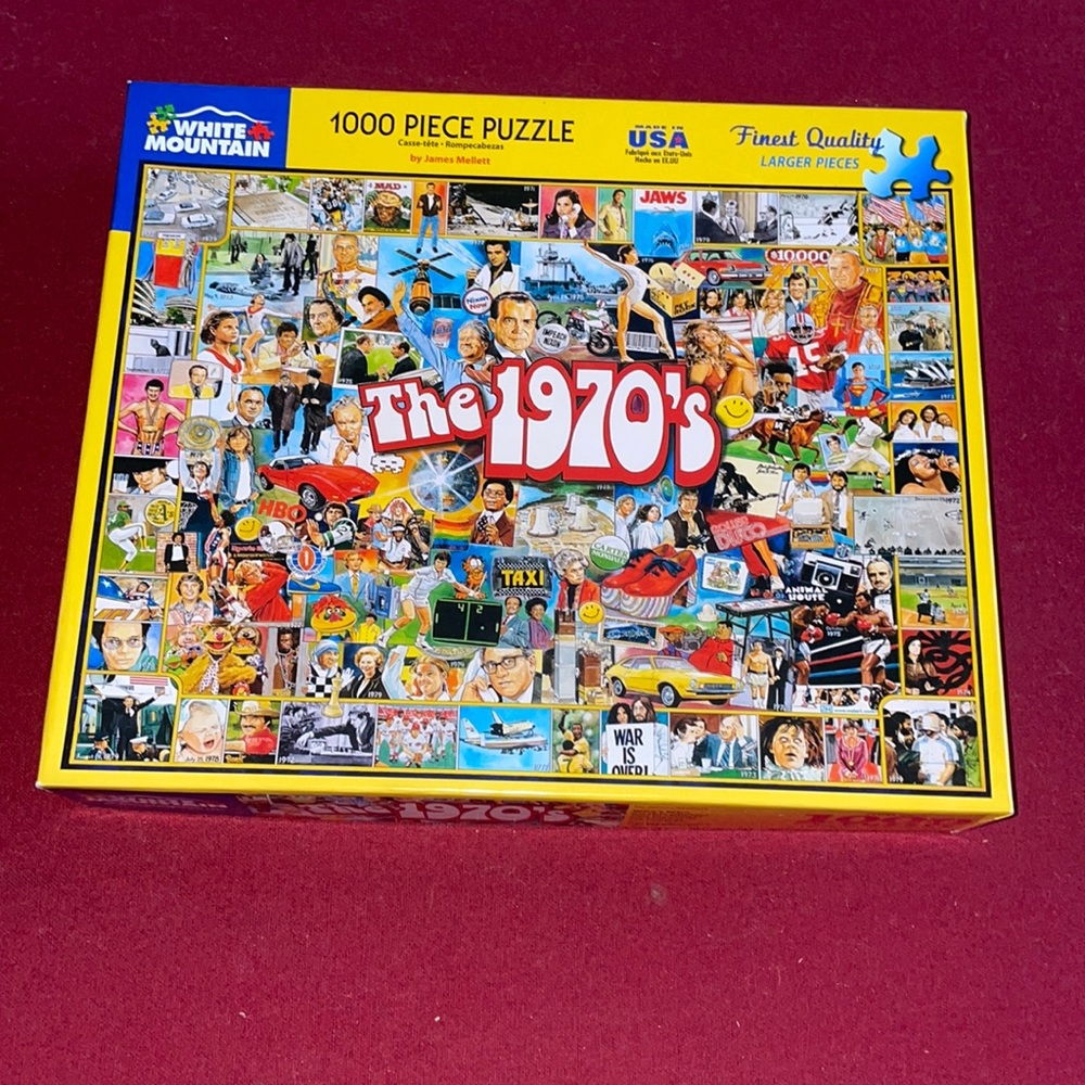 1970s Themed 1000 Piece Puzzle